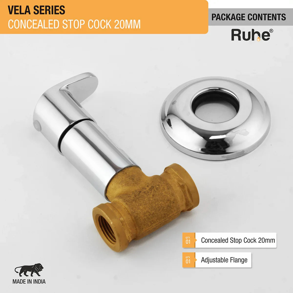 Vela Concealed Stop Valve
