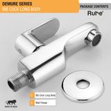 Demure Bib Tap Long Body Brass Faucet- by Ruhe®