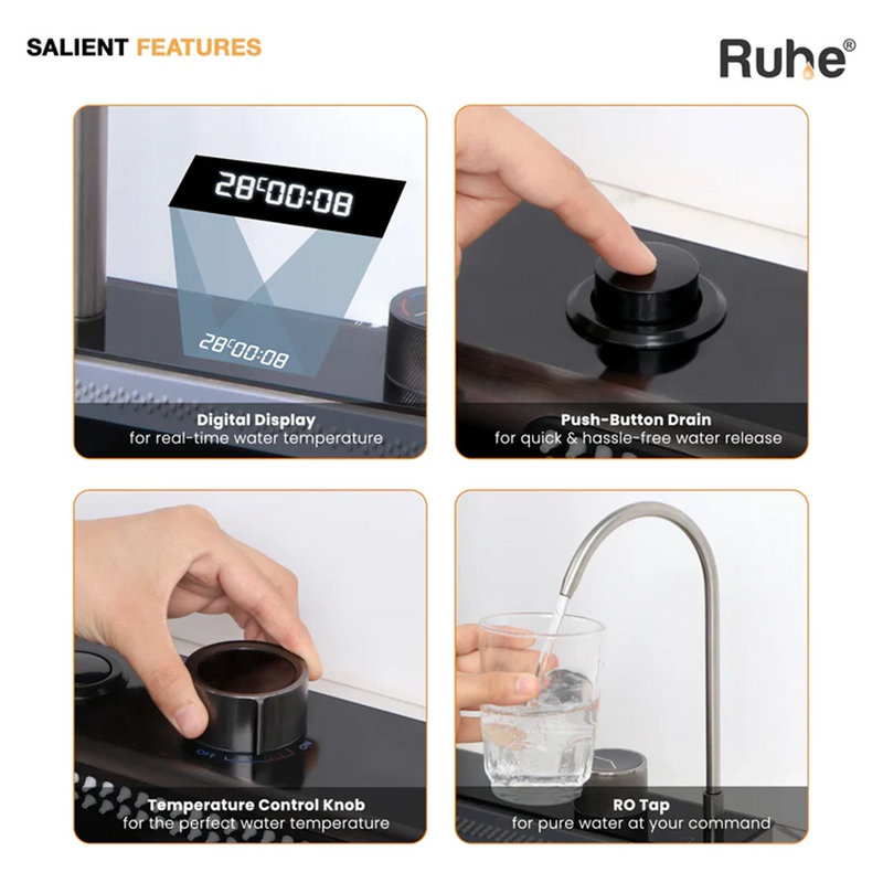 Opera Smart Kitchen Sink (30 x 18 x 9 Inches)