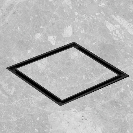 Marble-Insert Shower Drain Channel (5 x 5 Inches)