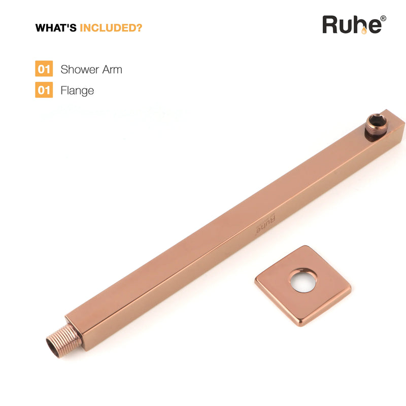 Square 304-Grade Shower Arm