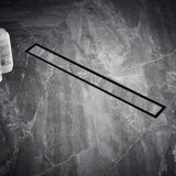 Marble-Insert Shower Drain Channel (4 Inches)