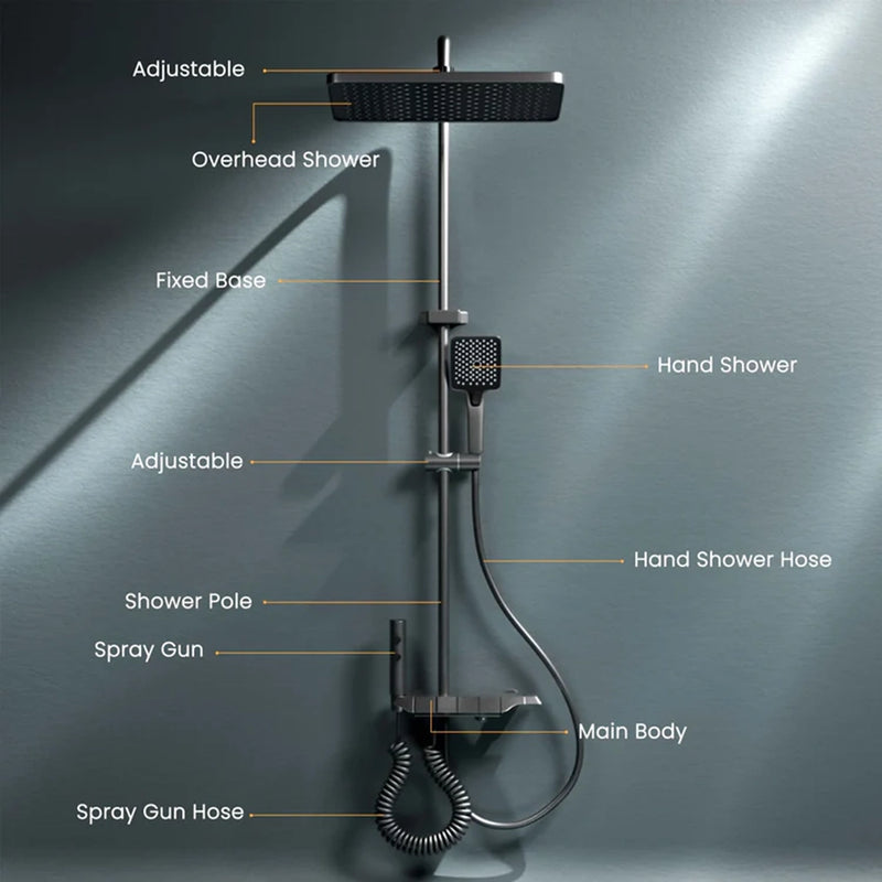 Drizzle Smart Shower Panel Set