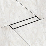 Marble-Insert Shower Drain Channel (3 Inches)