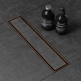 Marble-Insert Shower Drain Channel (3 Inches)