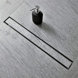 Marble-Insert Shower Drain Channel (3 Inches)
