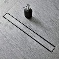 Marble-Insert 304-Grade Shower Drain Channel (3 Inches)