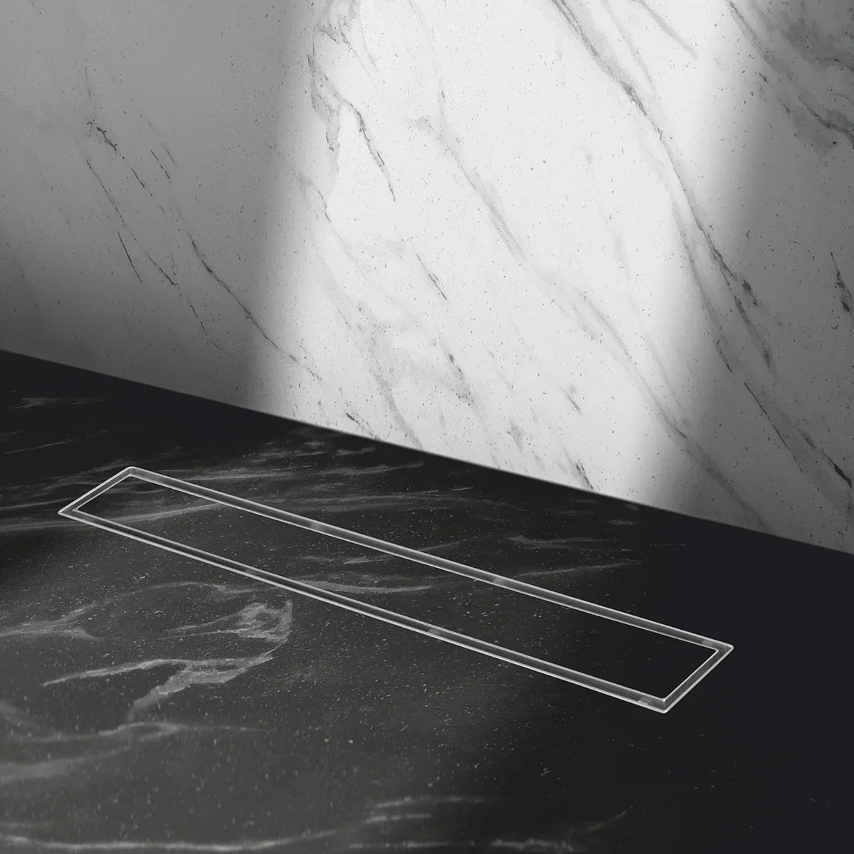 Tile-Insert Shower Drain Channel (4 Inches)