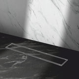 Tile-Insert Shower Drain Channel (4 Inches)