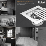 Fire Flat Cut Floor Drain with Cockroach Trap