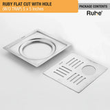 Ruby Flat Cut Floor Drain