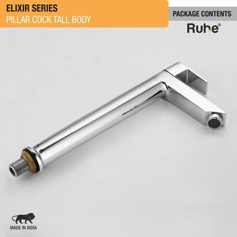 Elixir Tall Body Wash Basin Pillar Tap