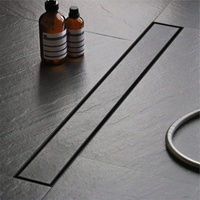 Tile-Insert 304-Grade Shower Drain Channel (4 Inches)