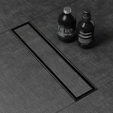 Marble-Insert Shower Drain Channel (3 Inches)