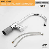 Kara Single Lever Deck-mount Kitchen Sink Mixer Tap with Swivel Spout