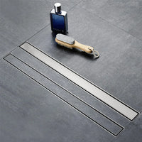 Marble-Insert 304-Grade Shower Drain Channel (3 Inches)