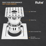 Fire Flat Cut Floor Drain with Cockroach Trap