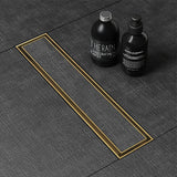 Marble-Insert Shower Drain Channel 5 inches