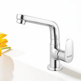 Demure Swan Neck Brass Faucet with Small (7 inches) Swivel Spout - by Ruhe®