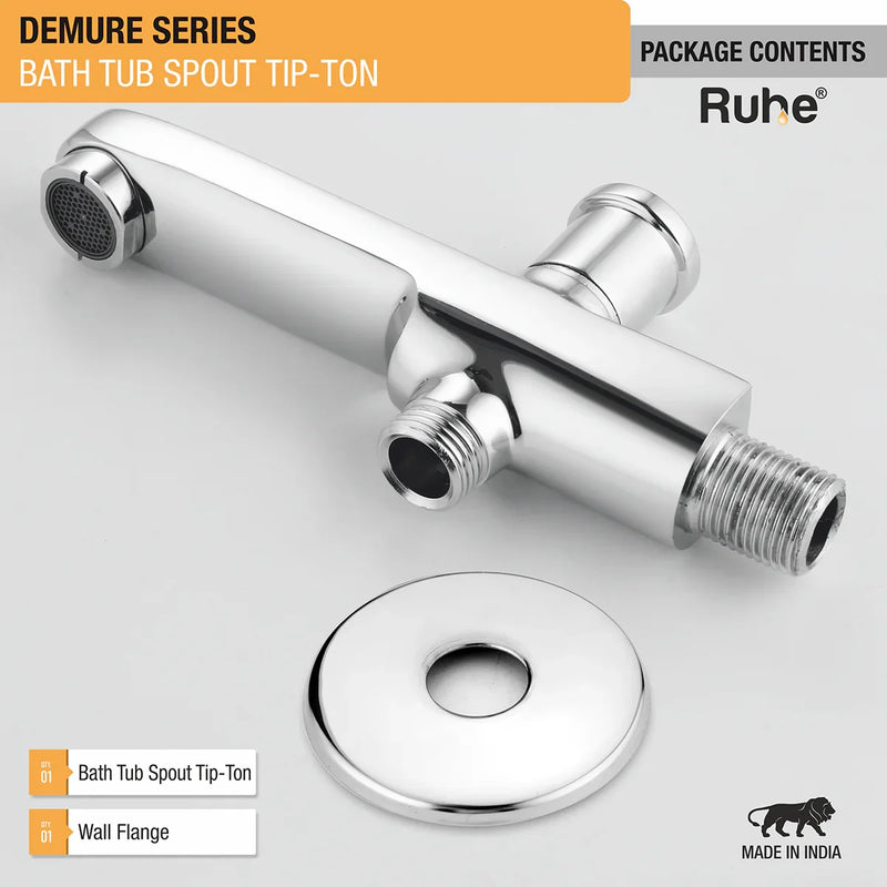 Demure Bathtub Tap with Tip-Ton Button (Only Spout)