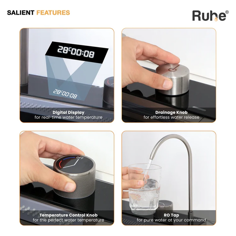 Piano Smart Kitchen Sink (30 x 18 x 9 Inches)