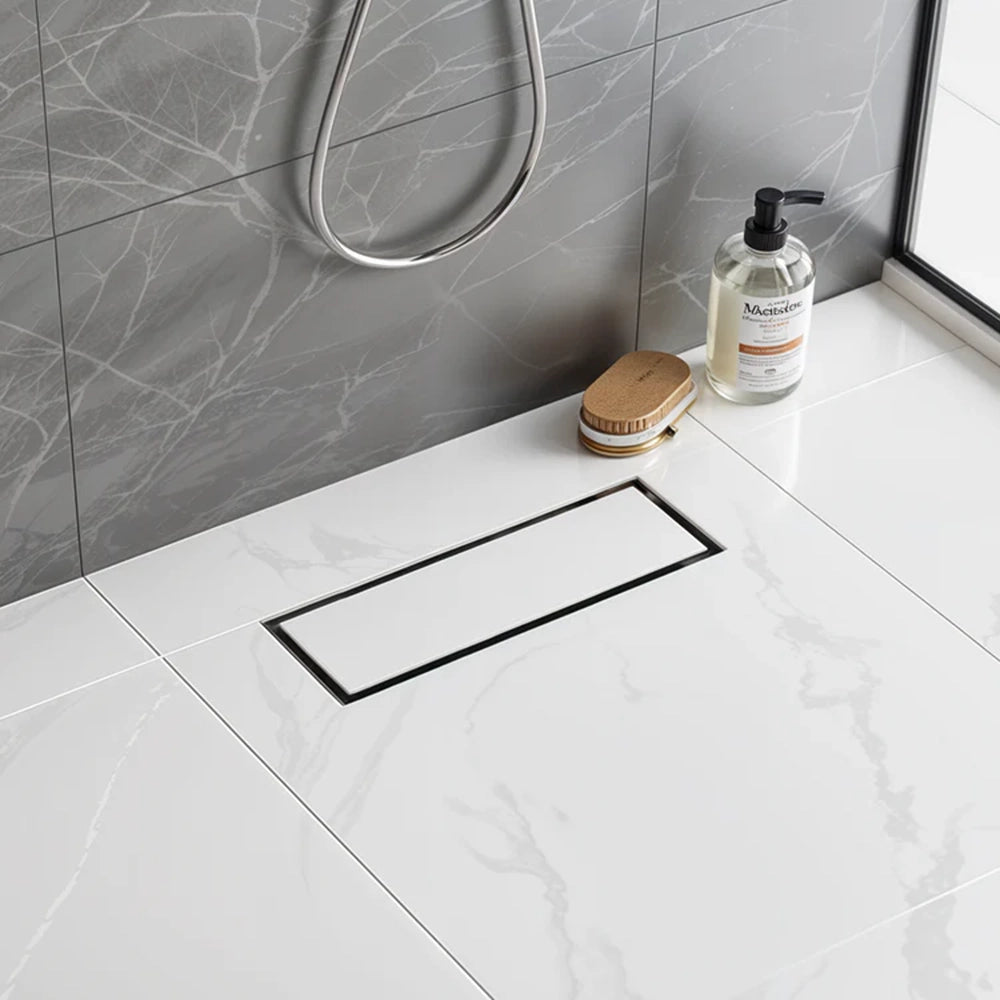 Tile-Insert Shower Drain Channel (4 Inches)