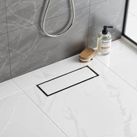 Tile-Insert 304-Grade Shower Drain Channel (4 Inches)