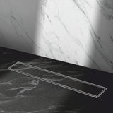 Tile-Insert Shower Drain Channel (4 Inches)