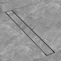 Marble-Insert 304-Grade Shower Drain Channel (5 Inches)