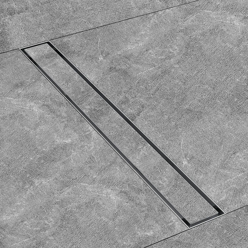 Marble-Insert Shower Drain Channel 5 inches