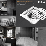 Fire Flat Cut Floor Drain with Cockroach Trap