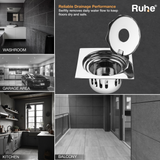 Full Moon Floor Drain with Cockroach Trap