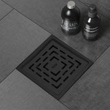 Sapphire Square Flat Cut Floor Drain