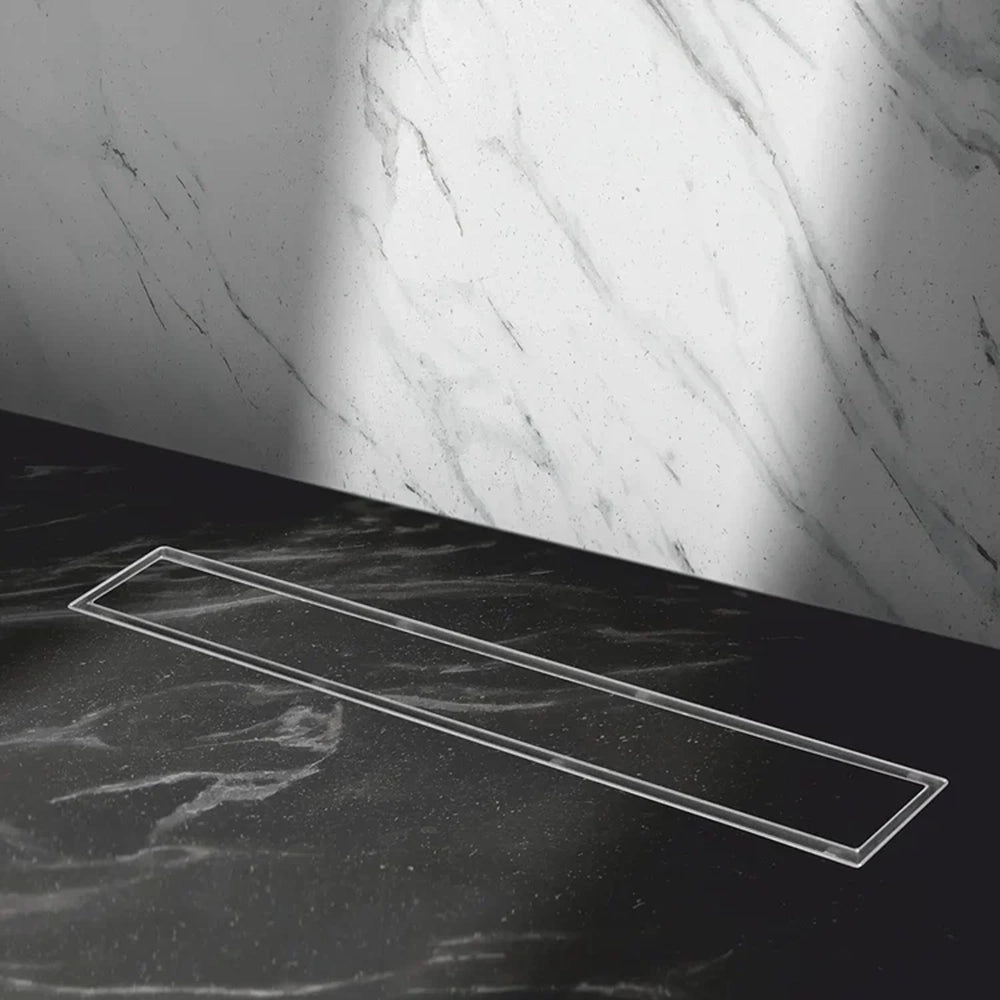 Tile-Insert Shower Drain Channel (4 Inches)