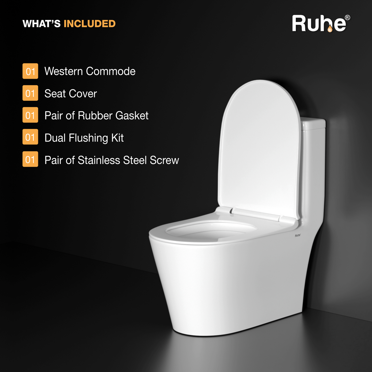 Aenor One-Piece Western Commode