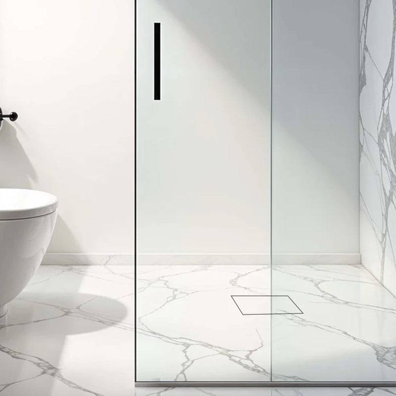 Tile-Insert Shower Drain Channel (6 x 6 Inches)