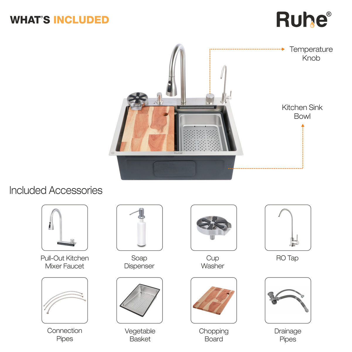 Nano Smart Kitchen Sink