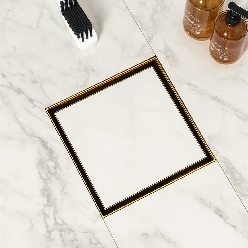 Tile-Insert Shower Drain Channel (6 x 6 Inches)