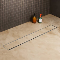 Tile-Insert 304-Grade Shower Drain Channel (4 Inches)