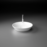 Amara Counter Wash Basin (White) - by Ruhe