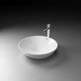 Amara Counter Wash Basin (White) - by Ruhe