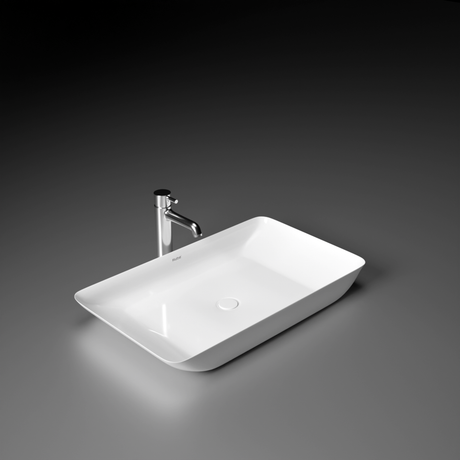 Apollo Table-Top Wash Basin (White) - by Ruhe