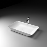 Apollo Table-Top Wash Basin (White) - by Ruhe