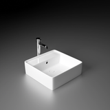 Ash Table Top Wash Basin (White) - by Ruhe