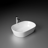 Astrik Table-Top Wash Basin (White) - by Ruhe