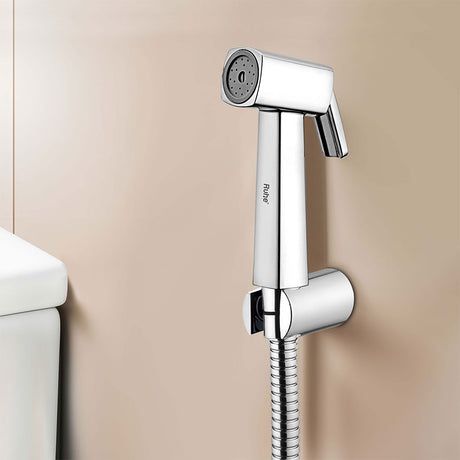 Kelvin Chrome Health Faucet with  1.5 Meter 304-Grade SS Hose & Hook – by Ruhe