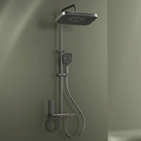 Ripple 4-Function Brass Smart Shower Panel Set