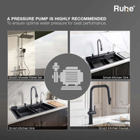 Ripple 4-Function Brass Smart Shower Panel Set