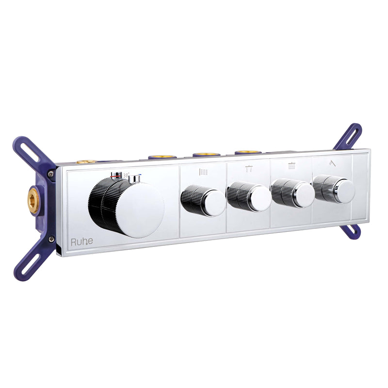 Aurora 4-Function Thermostatic Diverter