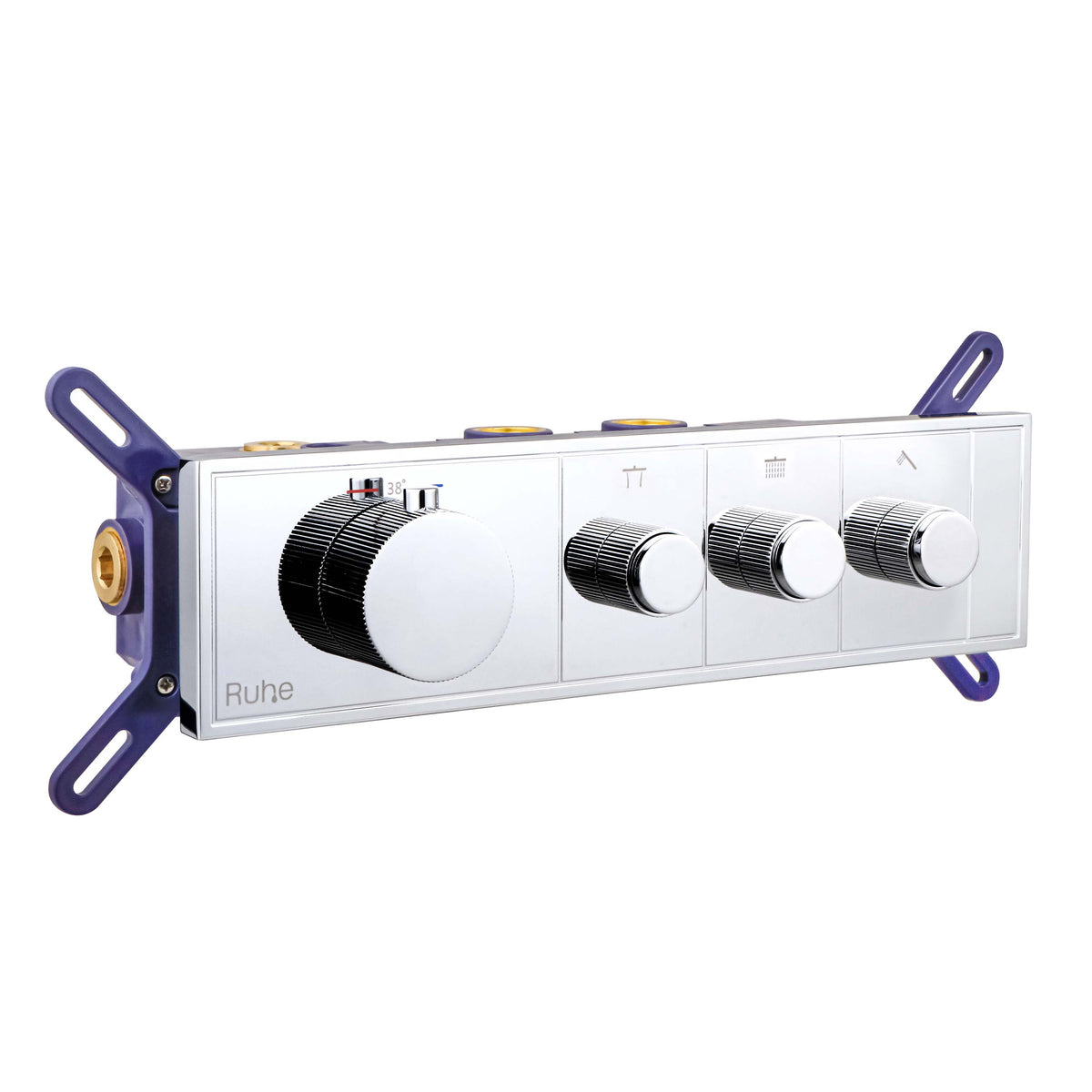 Aurora 3-Function Thermostatic Diverter